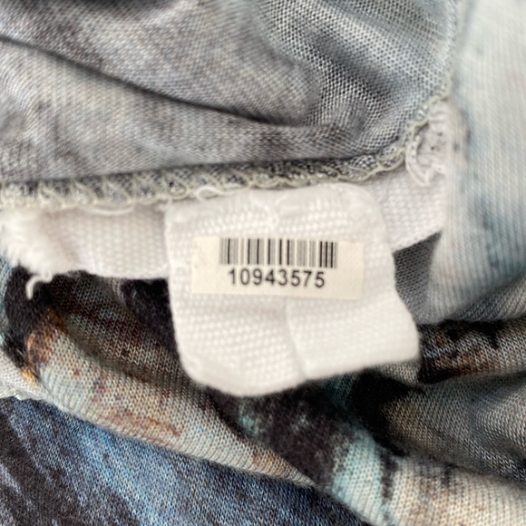 Helmet Lang Women’s top Tie-Dye Print Back Out Size Small - Picture 8 of 8